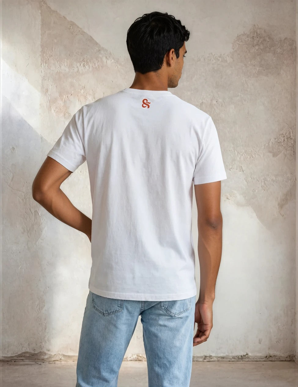 Oversize Unisex T-shirt - Wave Flock Tee Orange