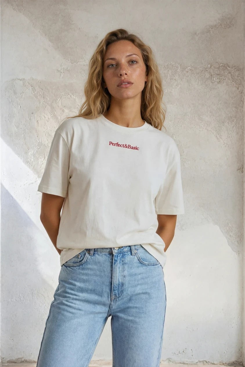 Camiseta Oversize Unisex – Koi Back Flock Tee Fuchsia