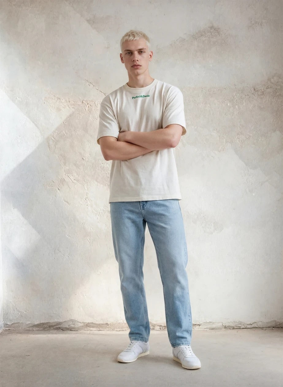 Camiseta Oversize Unisex – Koi Back Flock Tee Green