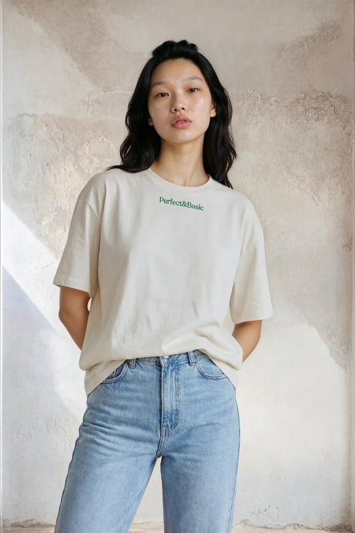 Camiseta Oversize Unisex – Koi Back Flock Tee Green