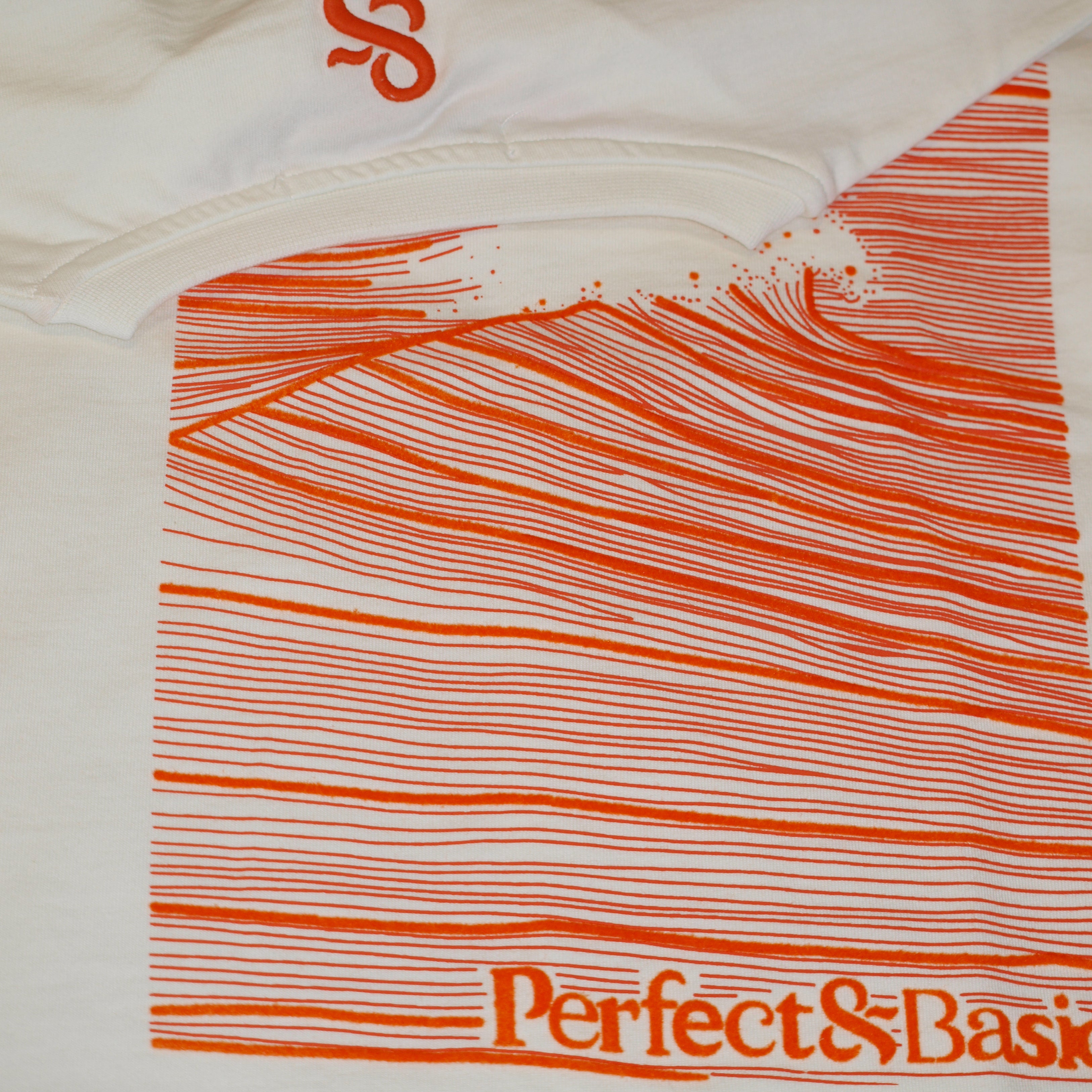Oversize Unisex T-shirt - Wave Flock Tee Orange