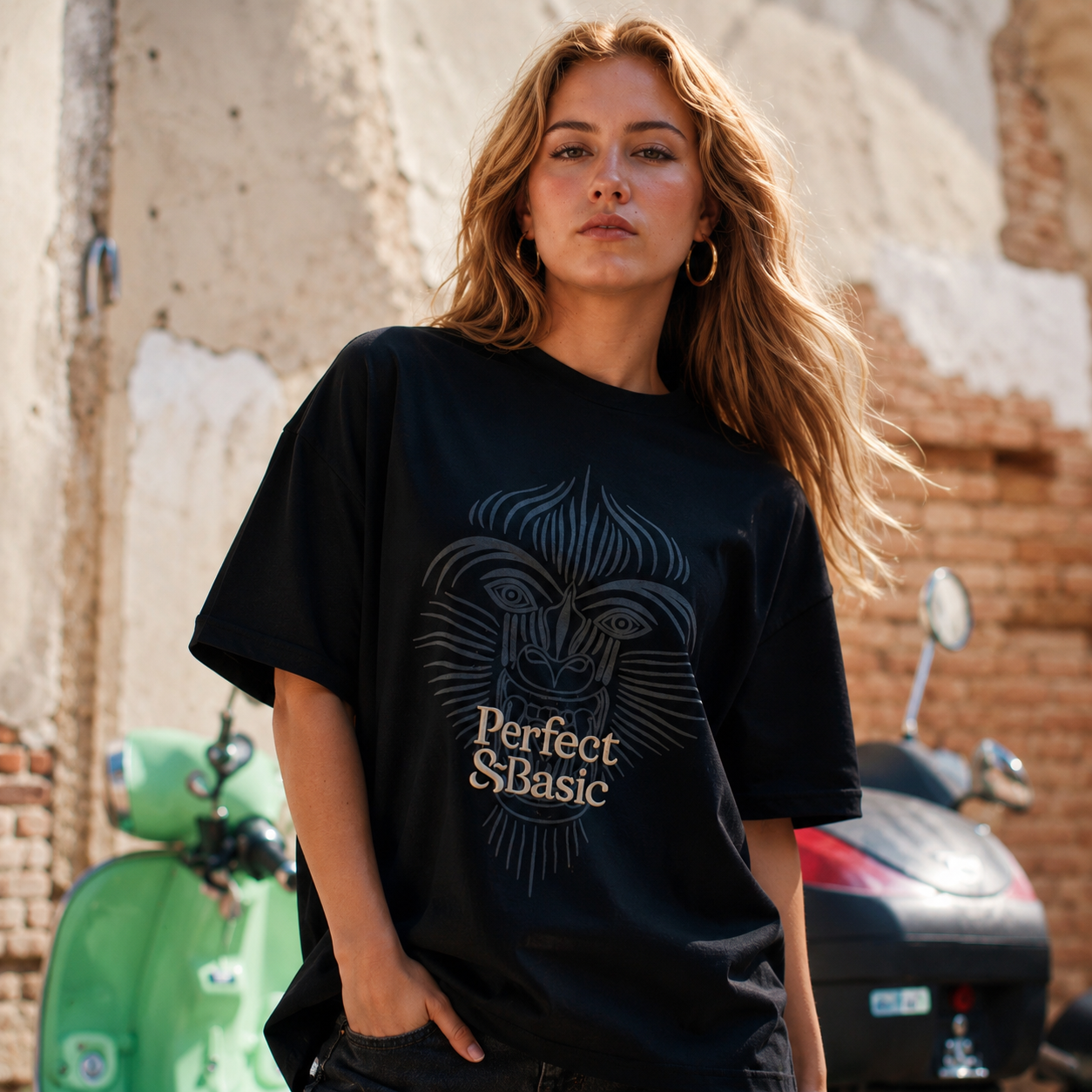 Camiseta Oversize Unisex – “Mandrillus sphinx”