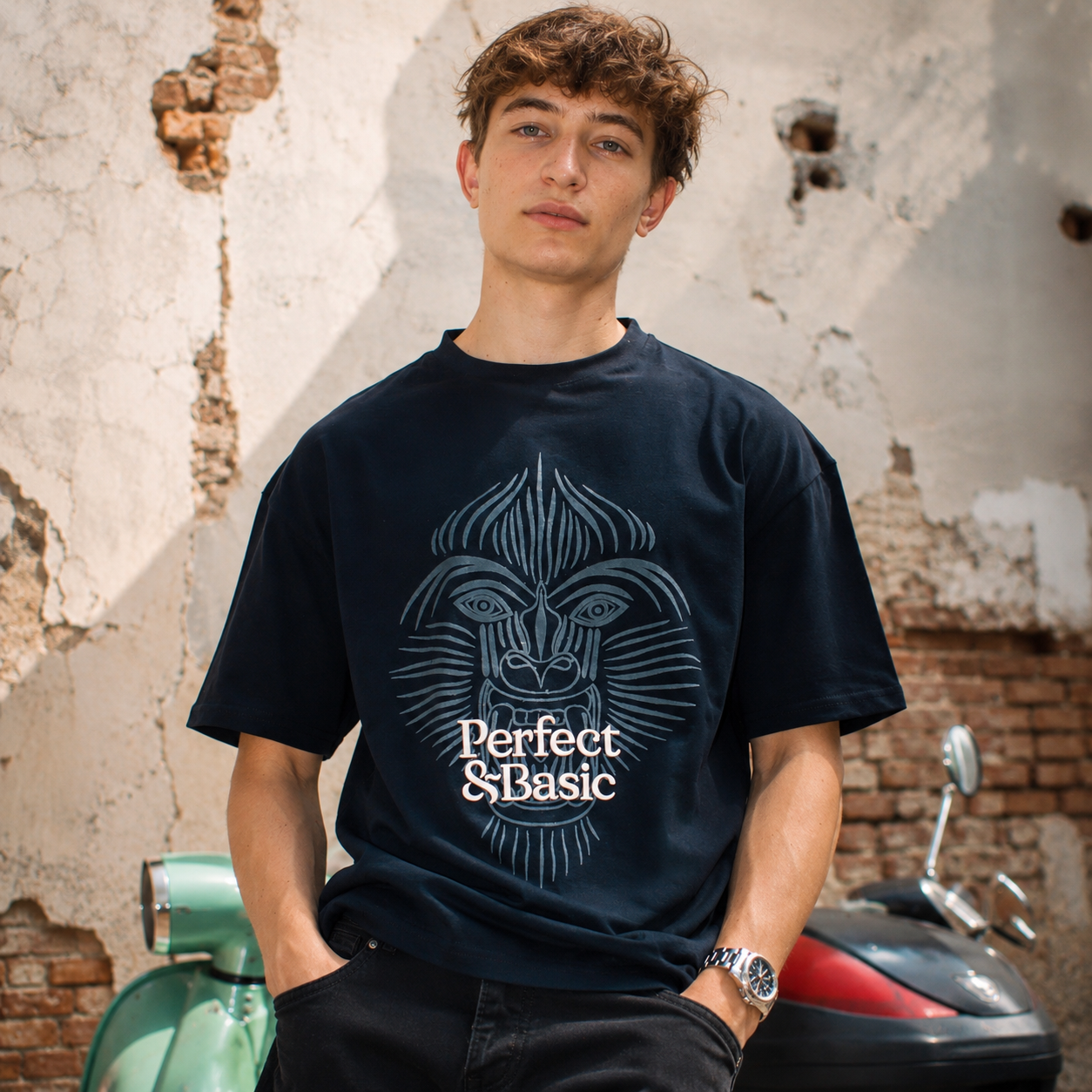 Camiseta Oversize Unisex – “Mandrillus sphinx”