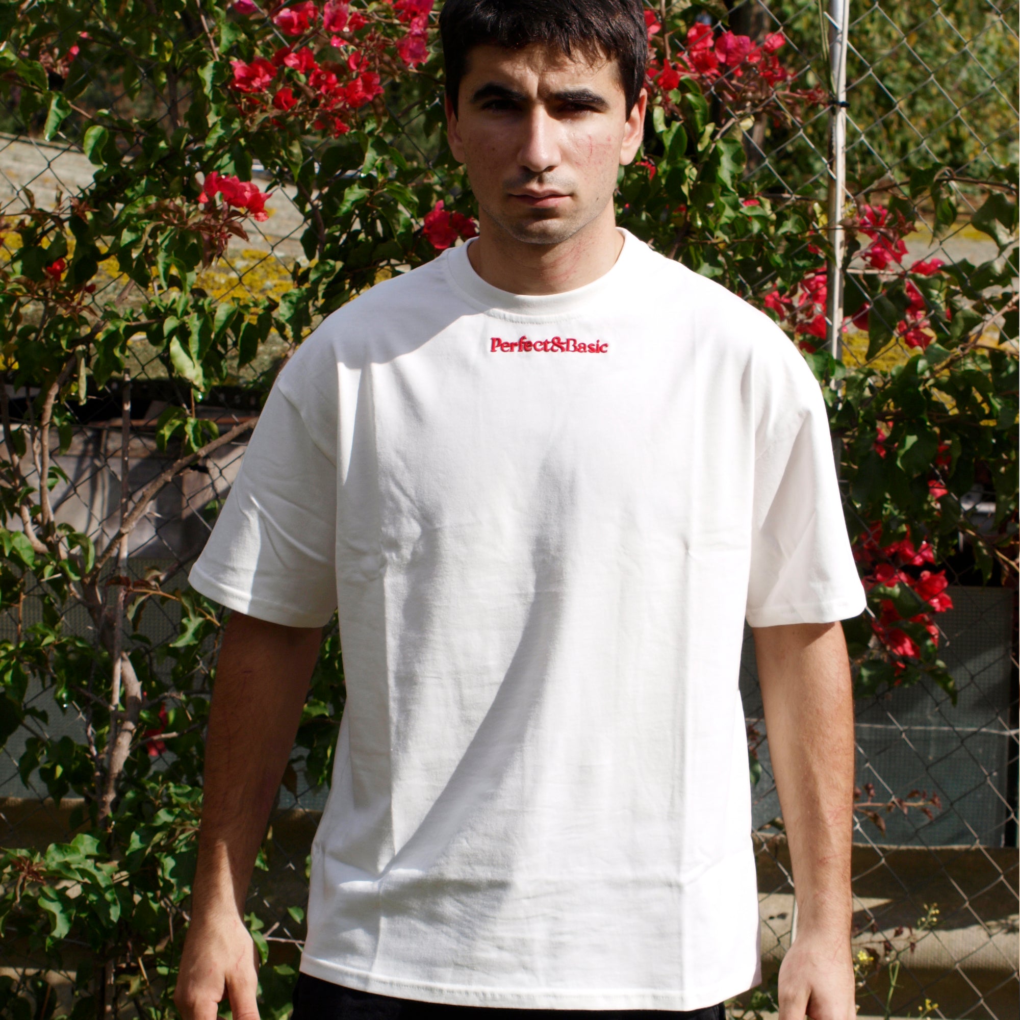 Camiseta Oversize Unisex – White Ampersand