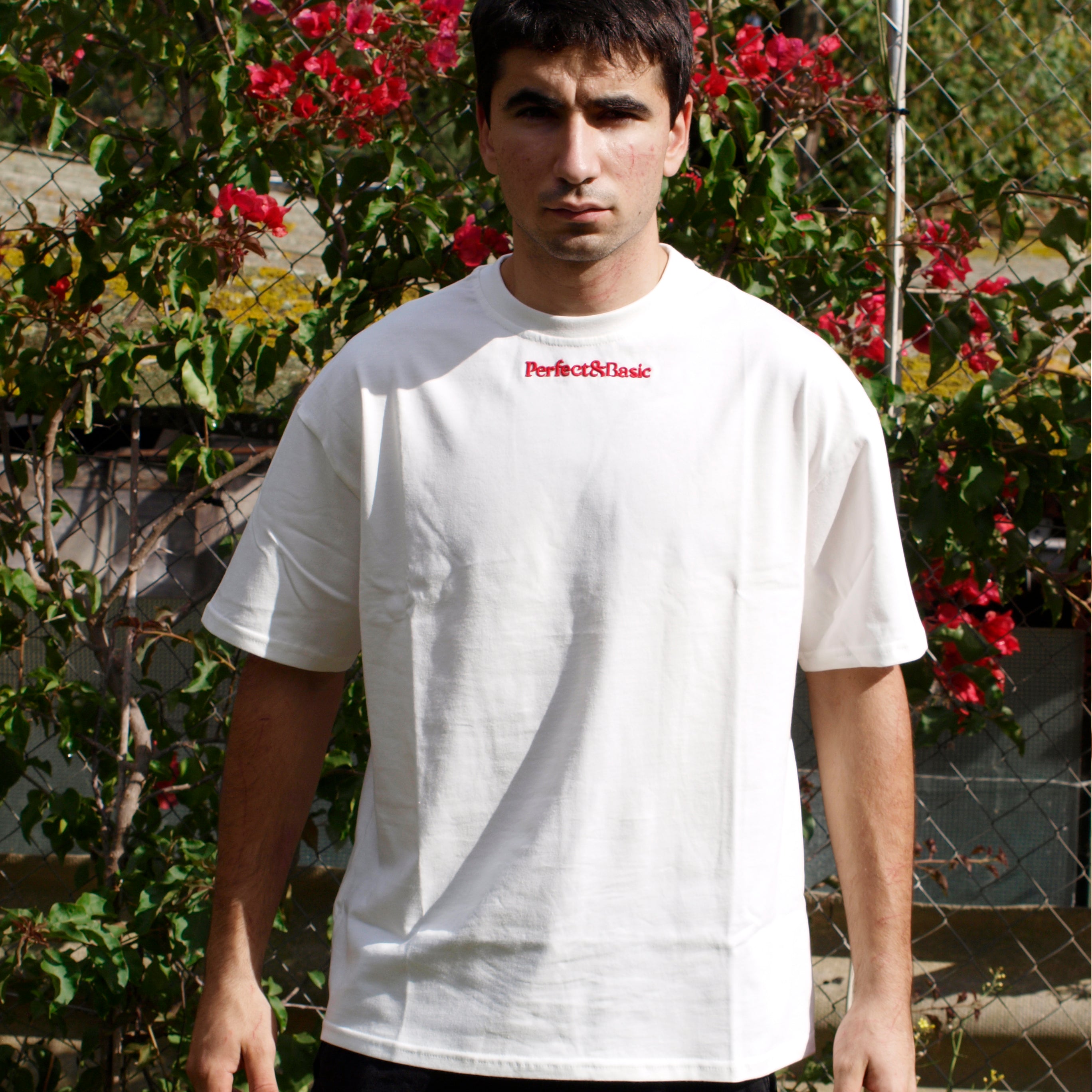 Camiseta Oversize Unisex – White Ampersand