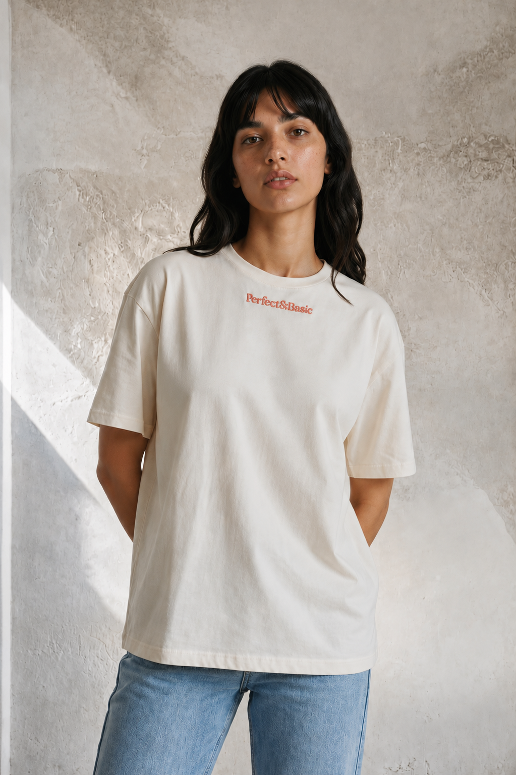 Jellyfish Oversize Unisex Tee - Coral