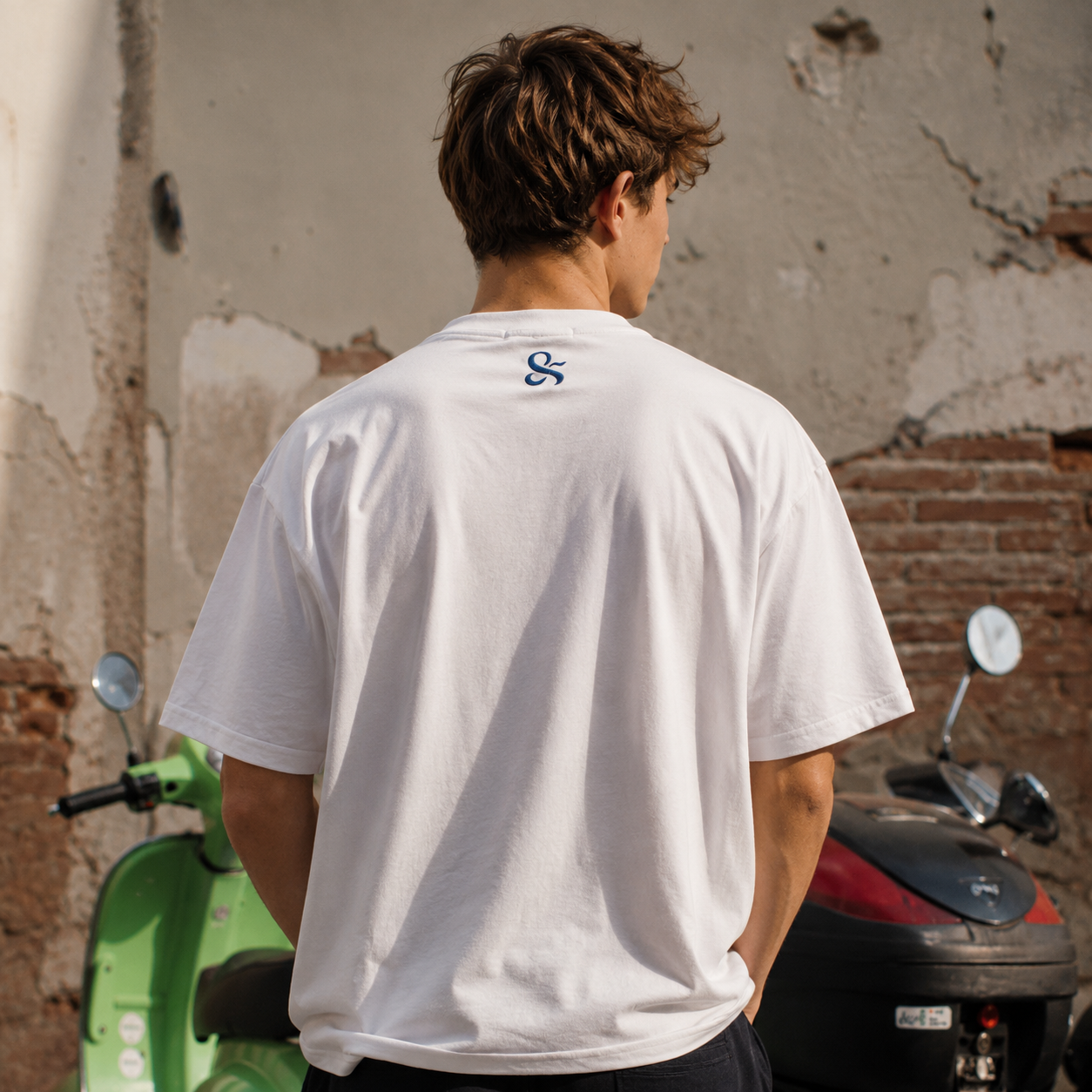 Unisex Oversize T-shirt – “Blue Wave”