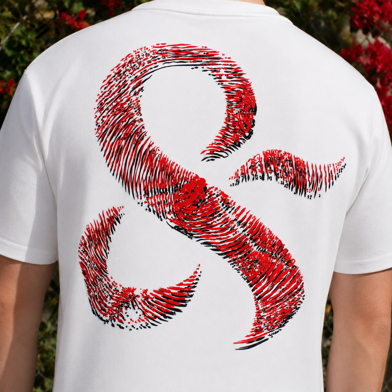 Camiseta Oversize Unisex – White Ampersand